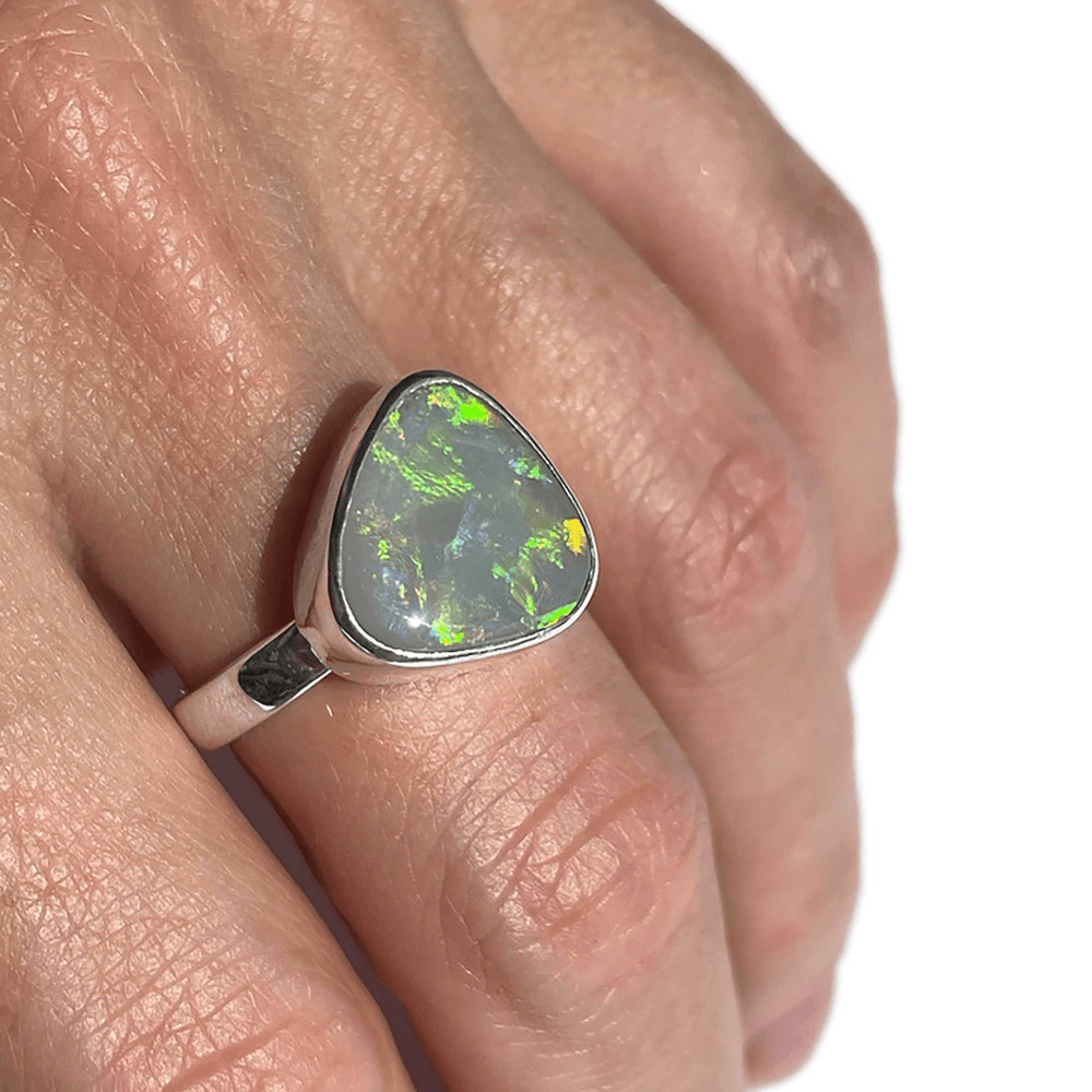 Shop opal rings in person