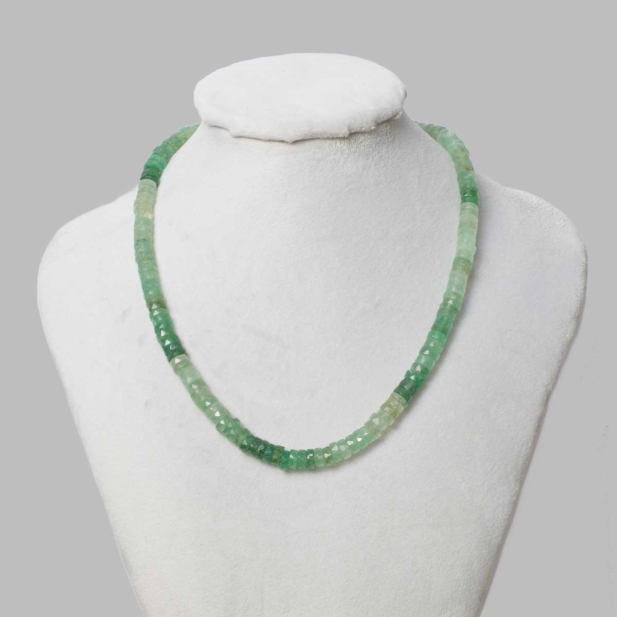 Heshi Bead Necklace | Green Strawberry Quartz
