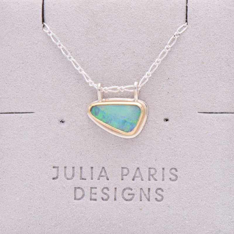 ONMM030_Triangle_Crystal_Opal_mixed_Metal_Necklace