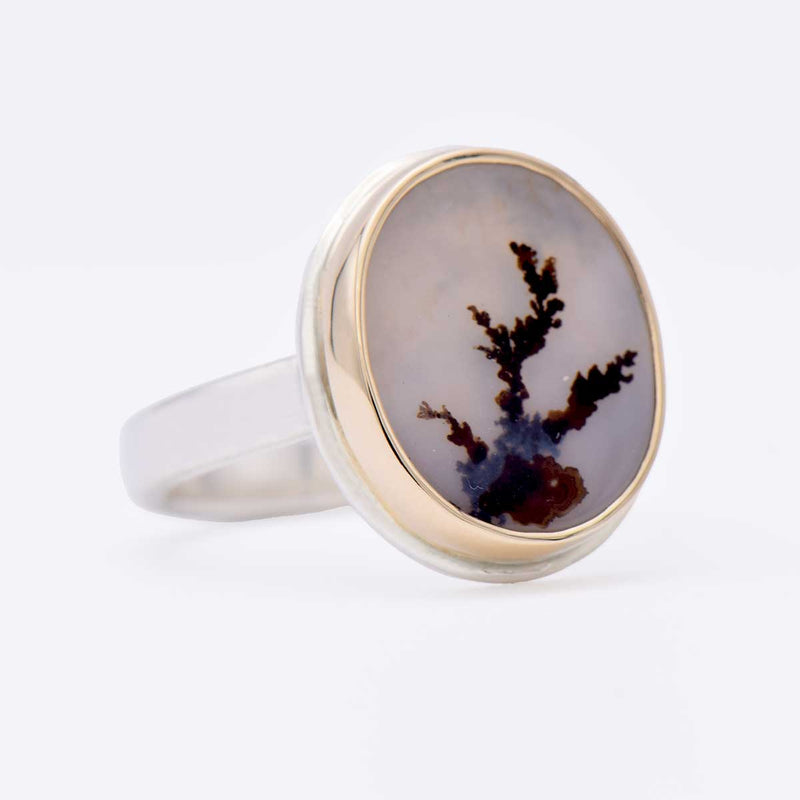 OOAKR165_DendriticAgate_MixedMetal_Ring_Size7