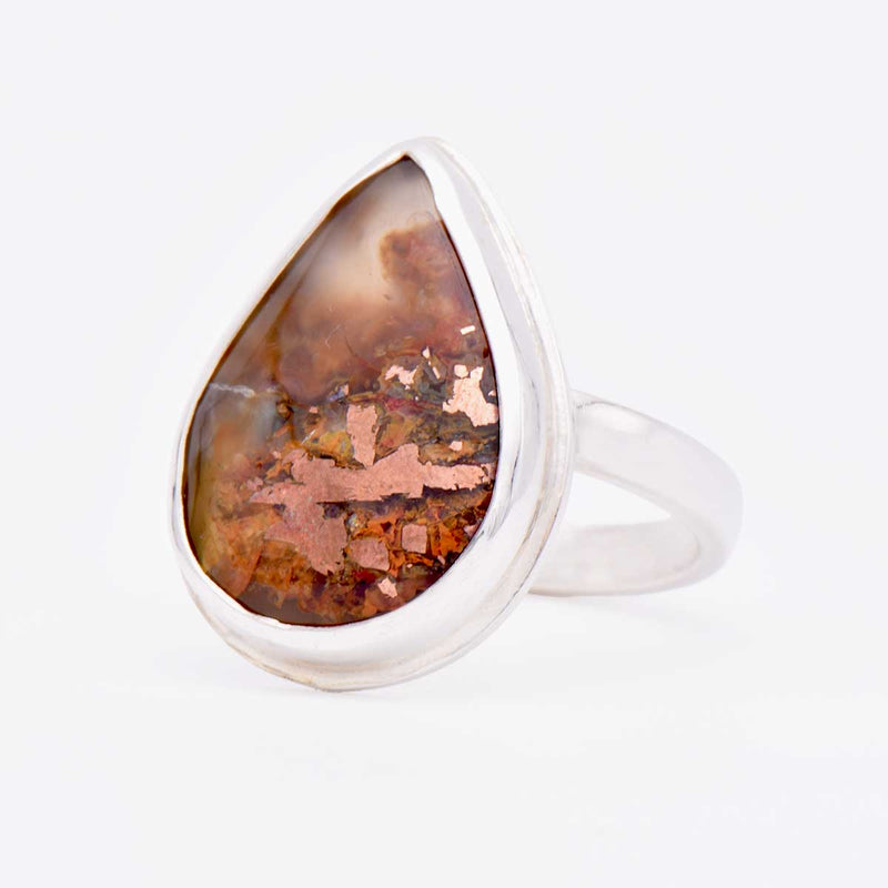 OOAKR176_Large_Copper_Crysocolla_Teardrop_Sterling_Silver_Ring_Size9.5