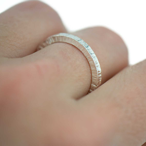 Thick Fluted Ring | Sterling Silver | Made to Order