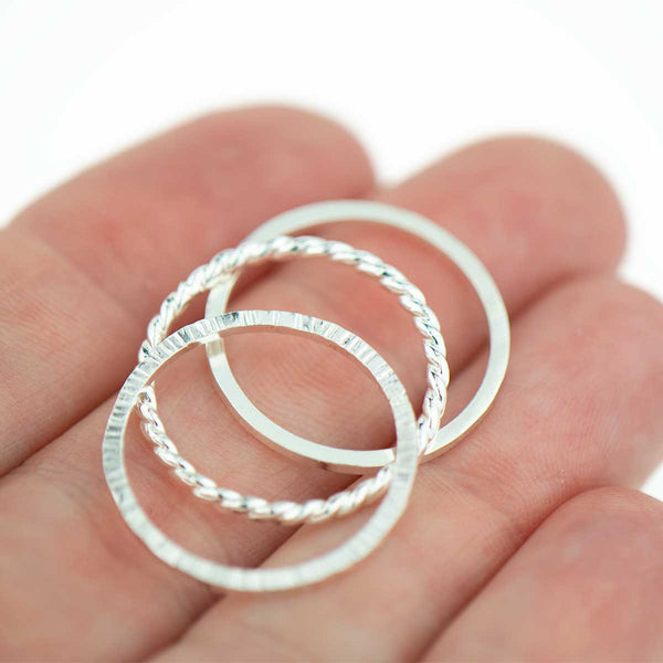 Stacking Ring Set | Sterling Silver | Made to order